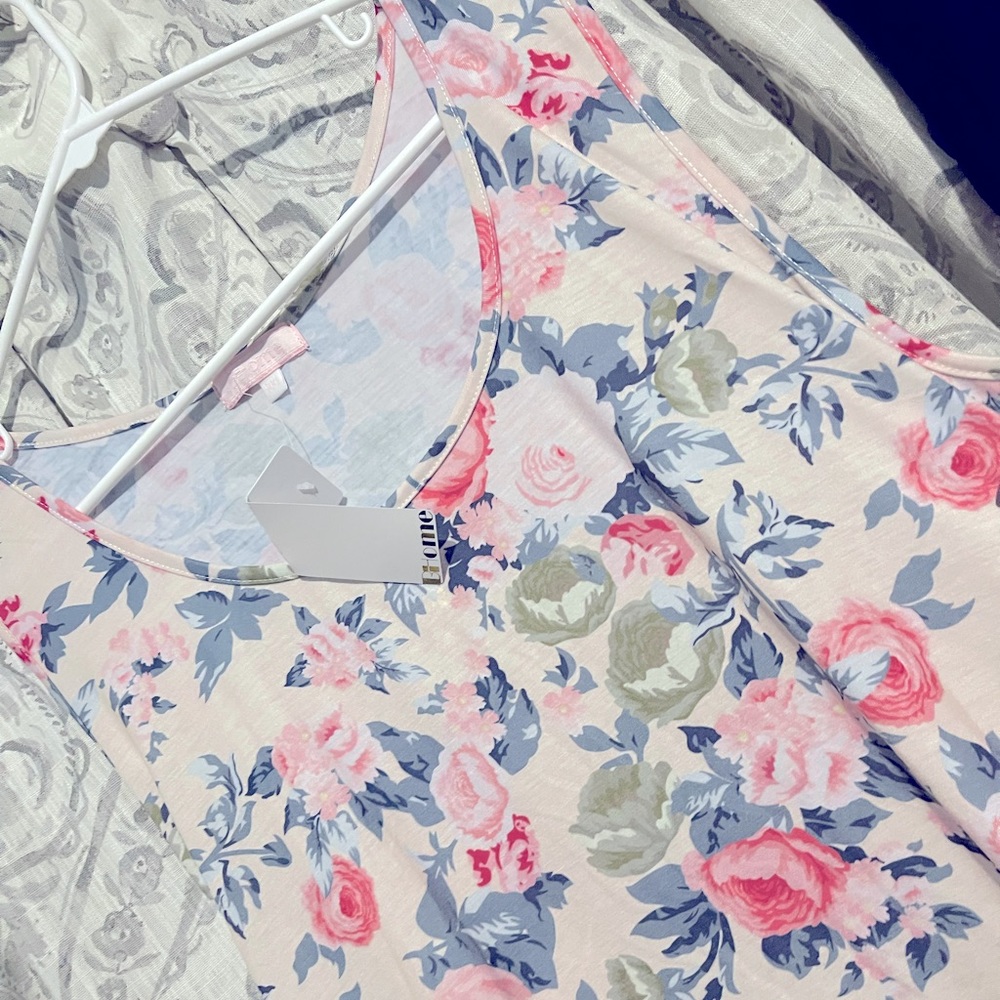 Maternity floral tank top dress